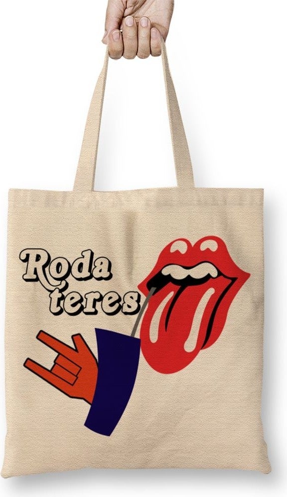 Baskı Dükkanı Print Shop Roda Teres Tote Bag Long Handle