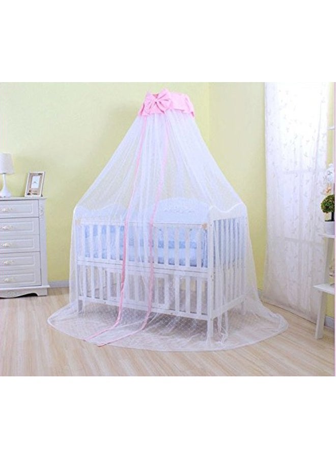 JOYLIFE Baby Mosquito Net Baby Toddler Bed Crib Dome Canopy Netting (butterfly white) - Image 5