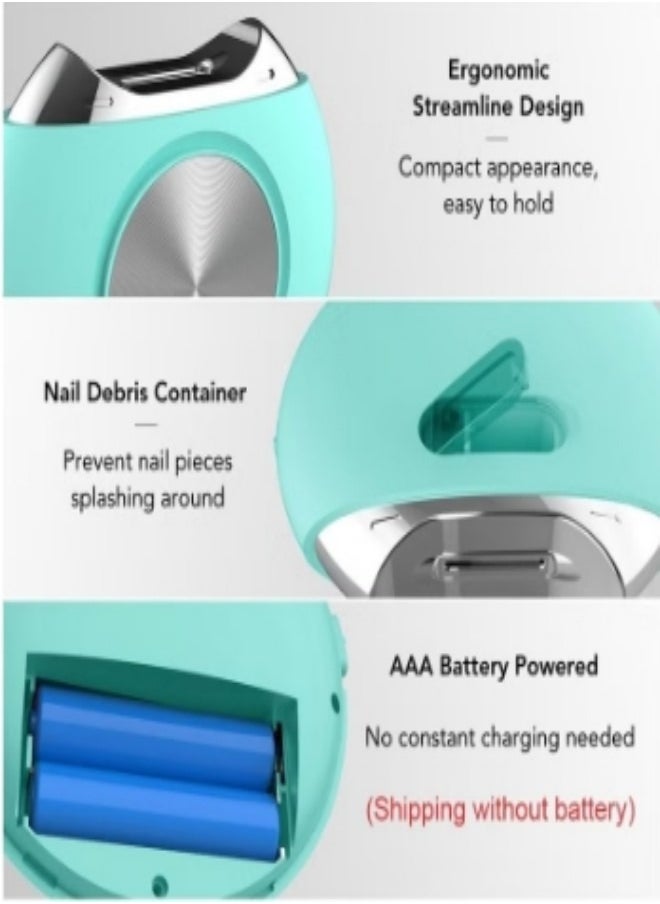 KEVIN Automatic Electric Nail Trimmer Cutter Scissors Nail File for Fingernail and Toenail Suitable for New Born Babies Infant Toddlers Kids Seniors Adults Elderly  - Image 5