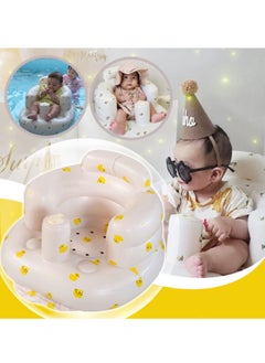 Daytoyz Inflatable Baby Seat, Baby Floor Seats for Babies 3-36 Months, Sit Up Chair with Built-in Air Pump, Portable Infants Back Support Seater, Sit Me Up Seat for Home, Travel  - Image 2