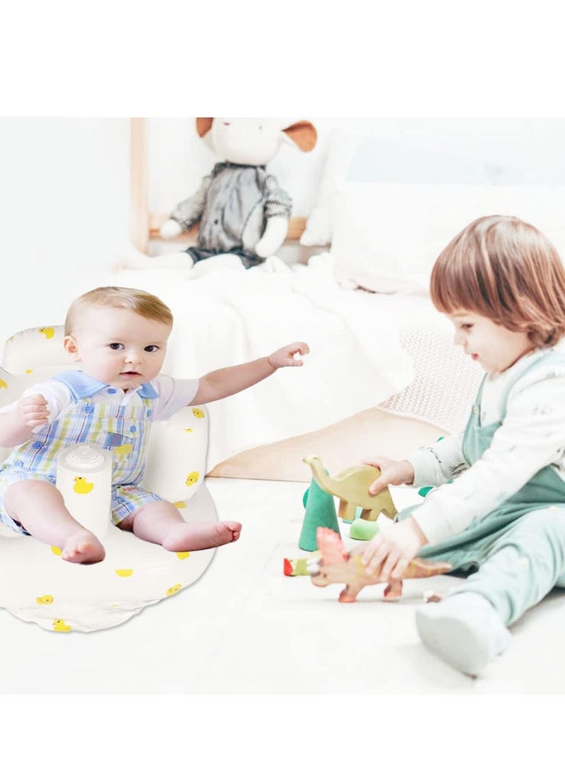 دايتويز مقعد قابل للنفخ للأطفال، مقاعد أرضية للأطفال من سن 3 إلى 36 شهرًا، كرسي للجلوس مع مضخة هواء مدمجة، مقعد محمول لدعم ظهر الأطفال، مقعد Sit Me Up للأطفال الصفحة الرئيسية، السفر - Image 4