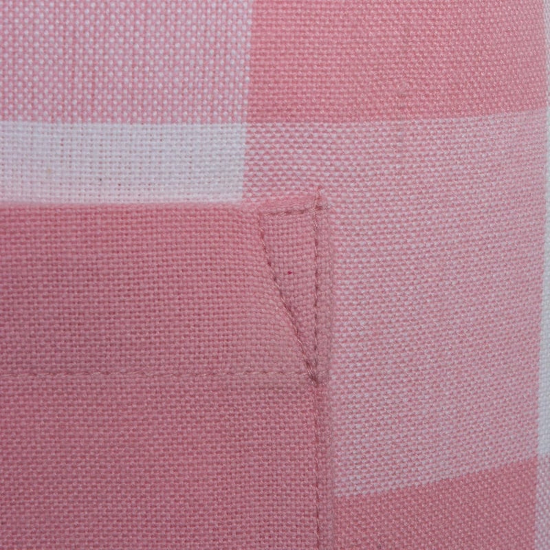 DII Unisex Buffalo Check Kitchen Collection, Classic Farmhouse Chef Apron, One Size, Pink &White - Image 1