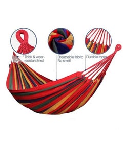 GGEROU Single Double Hammock with Stand, Portable Camping Hammock Space-saving Steel Stand, Adjustable Base Height Canvas Hammock Set, 450lb Capacity with Carry Bag  - Image 5