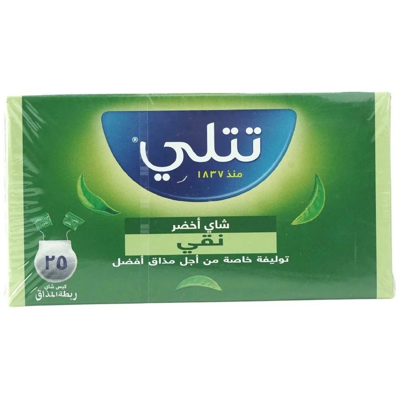 Tetley Tea, Pure Green Tea Bag- Pack of 25 Tea Bags