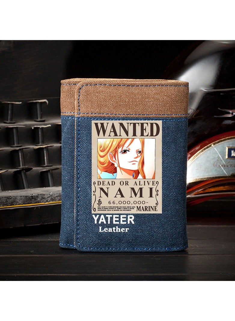 KUYING New ONE PIECE Canvas Vertical Wallet