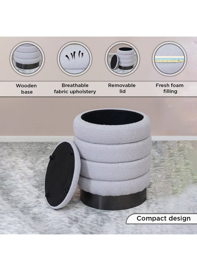 Home Box - Dolce NXT Fabric Ottoman with Storage - Image 1