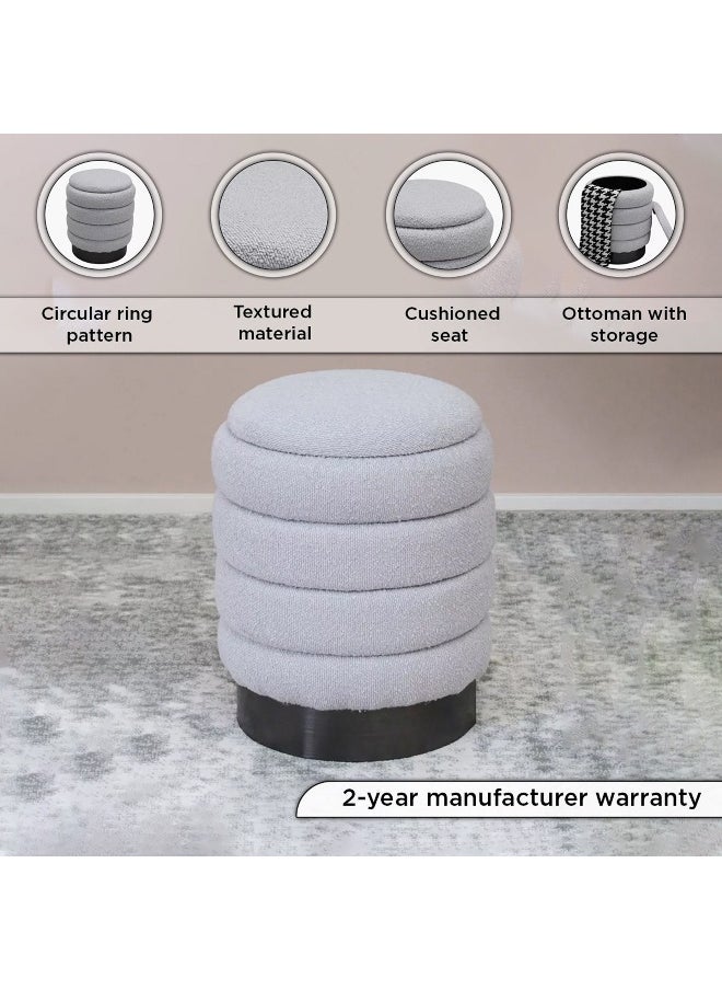 Home Box - Dolce NXT Fabric Ottoman with Storage - Image 1
