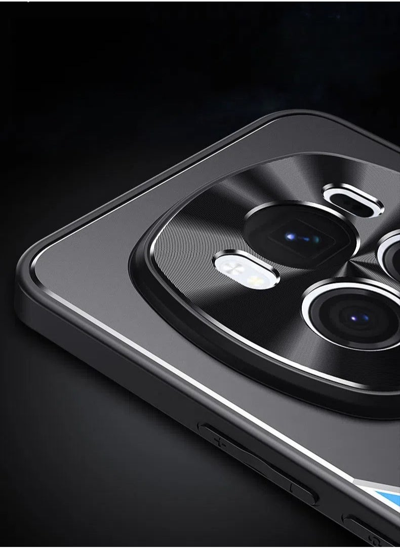 جنرال - حافظة متوافقة مع هاتف Honor Magic 7 Pro، وهيكل من السيليكون اللين (TPU)، خلفية مطفأة، واقي لعدسة الكاميرا، مقاوم لبصمات الأصابع، غطاء واقي مضاد للصدمات لهاتف Honor Magic 7 Pro. - Image 1