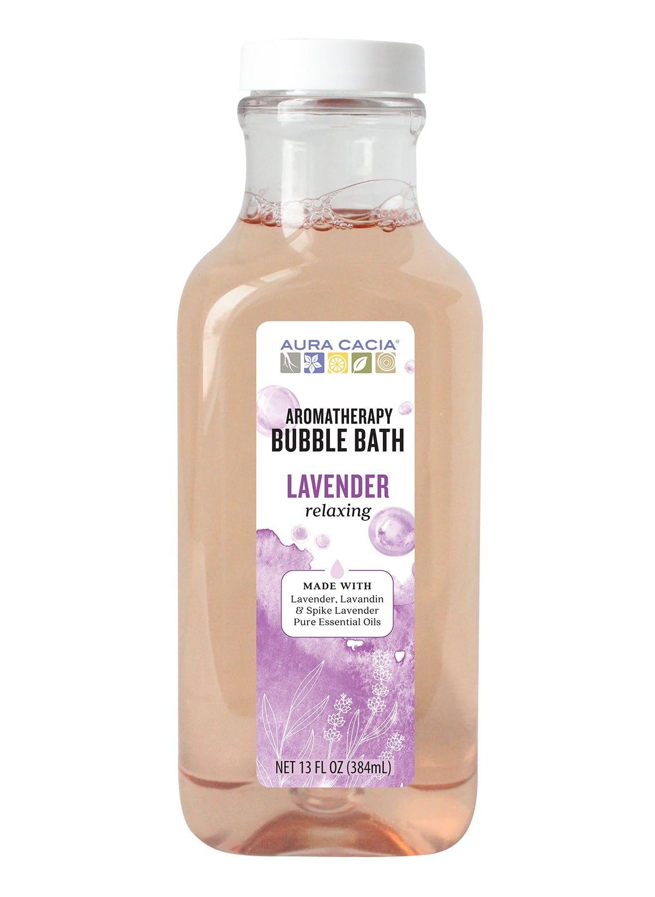 Aura Cacia Aura Cacia - Relaxing Lavender Aromatherapy Bubble Bath | Pure Essential Oils | Pack of 3-13 fl. oz. 