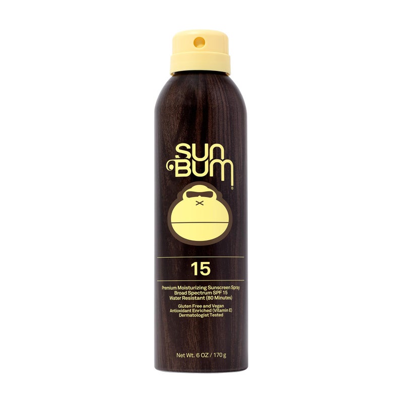 Sun Bum Original SPF 15 Sunscreen Body Spray - Broad Spectrum Moisturizing Sunscreen with Vitamin E - Hawaii 104 Act Compliant (Made without Octinoxate & Oxybenzone) - 6 oz - Image 1
