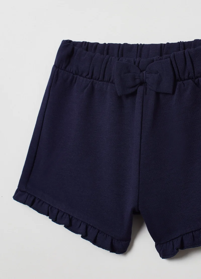 Ovs Shorts In French Terry With Bow