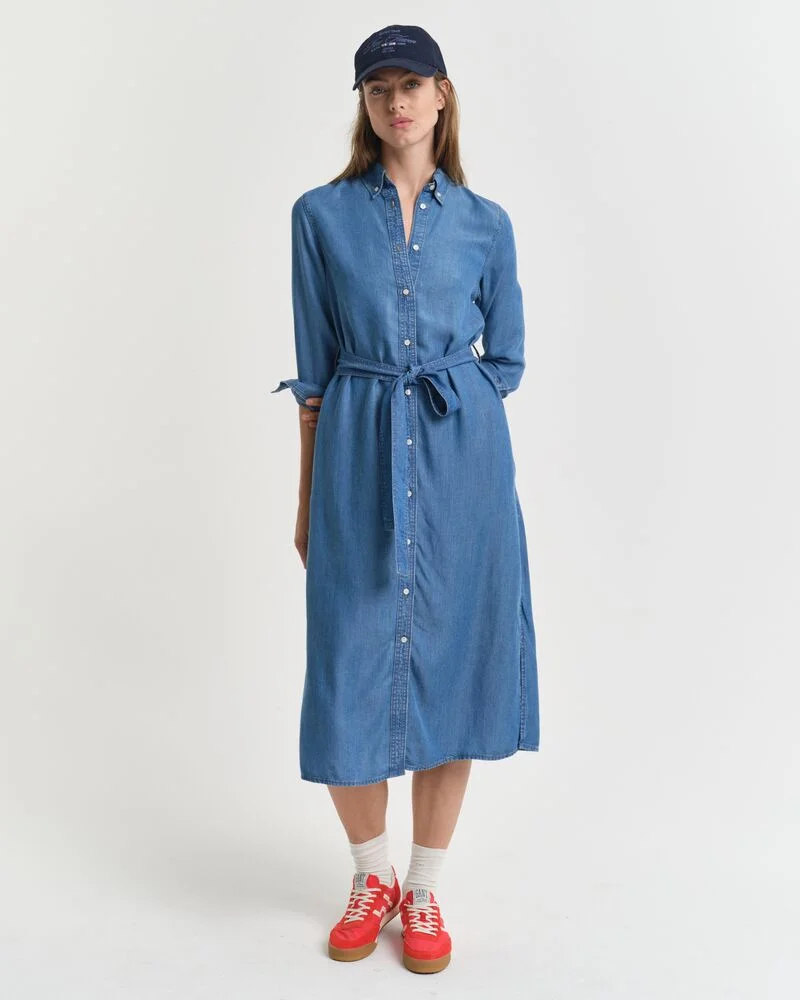 GANT  Chambray Shirt Dress for Women | Best Price UAE