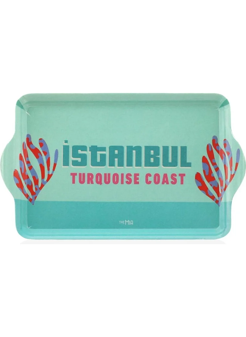 The Mia Istanbul Mini Tray Blue 24X14 cm