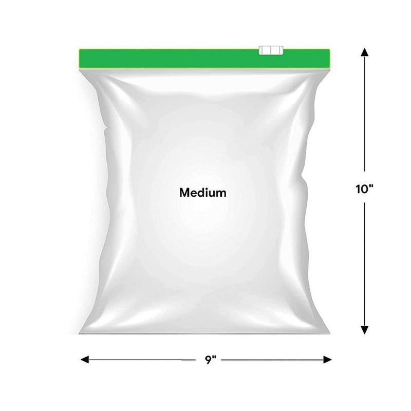 ZUNBELLA ZUNBELLA zipper bags for organizing bag storage kitchen keychain organizer pouch plastic large ziplock bag PACK OF 5 - Image 2