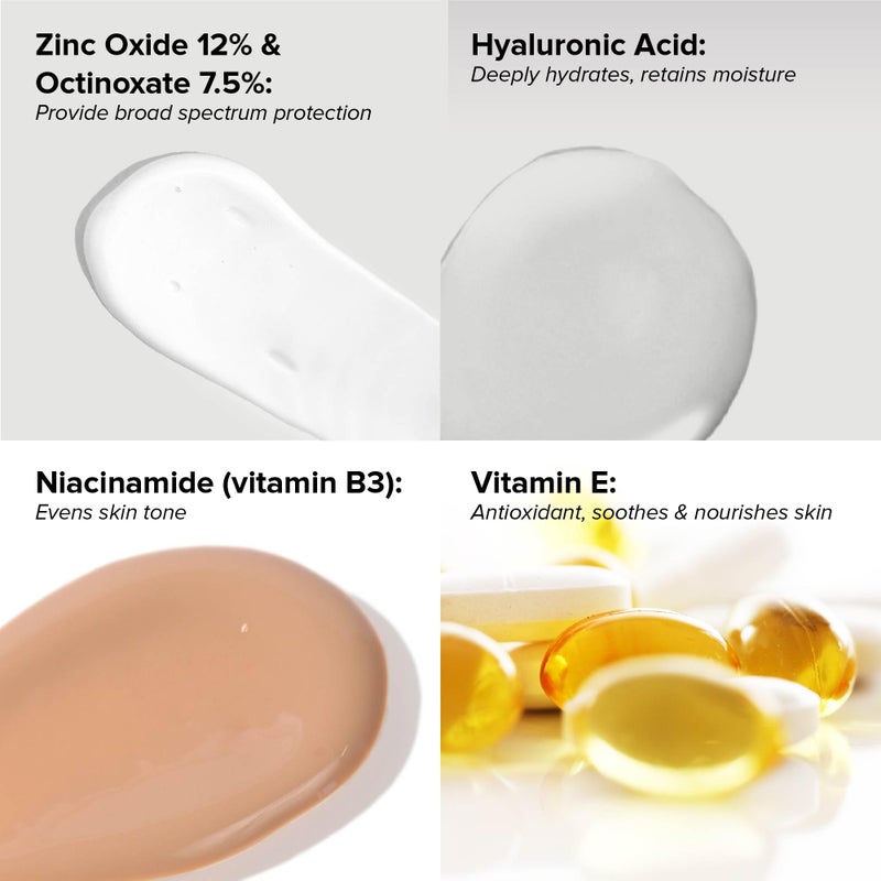 DRMTLGY Anti-Aging Tinted Moisturizer with SPF 46. Universal Tint. All-In-One Light Coverage Dewy Tinted Face Sunscreen with Broad Spectrum Protection Against UVA and UVB Rays. 1.7 oz, 2 pack - Image 3