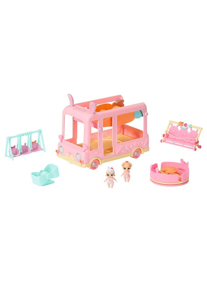 Baby Born Surprise Mini Babies Bus Playset, Multicolour - Image 2