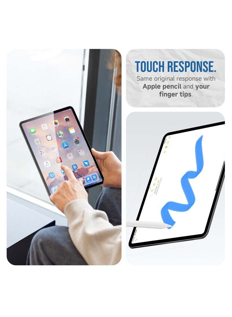 glassology Tempered Glass Screen Protector with Easy Installer Kit for Apple iPad Pro (11) Superior Scratch Resistance & Ultra-Clear Display - Image 4