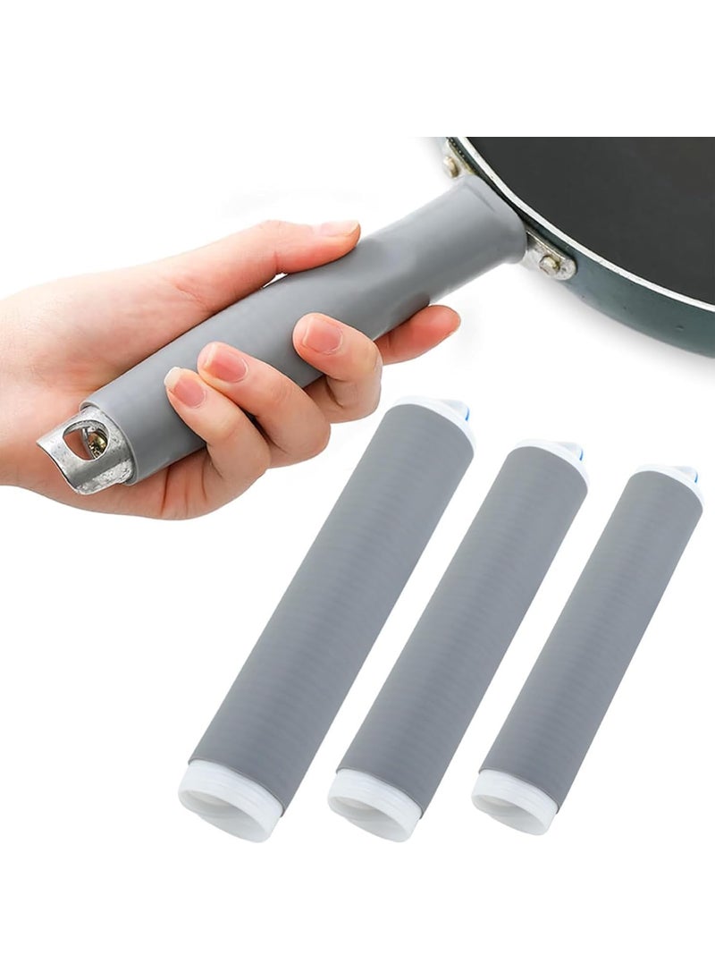 SYUTA SYUTA HeatResistant Silicone Pan Handle Cover NonSlip Silicone Grip for Pots Pans Heat Insulation Sleeve for Safe Cooking Universal Fit Pack of 1 