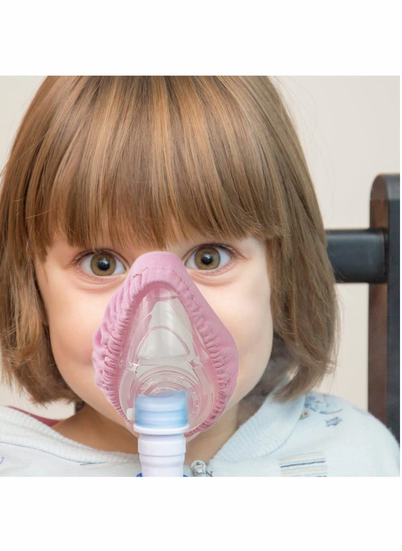 Generic - بطانات قناع CPAP كامل الوجه القابلة لإعادة الاستخدام لراحة وتقليل التسرب وسادات وجه قابلة للغسل ملحقات جهاز التنفس الوردي 2 عبوة - Image 1