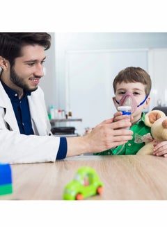 Generic بطانات قناع CPAP كامل الوجه القابلة لإعادة الاستخدام لراحة وتقليل التسرب وسادات وجه قابلة للغسل ملحقات جهاز التنفس الوردي 2 عبوة  - Image 4