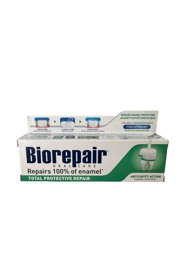 Biorepair Biorepair: "Total Protective Repair" Toothpaste with microRepair, New Formula - 2.5 Fluid Ounce (75ml) Tubes (Pack of 2) [ Italian Import ]  - Image 3