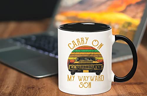 Fonhark - Supernatural Mug Carry On My Wayward Son, 11 Oz Novelty Coffee Mug/Cup - Image 4