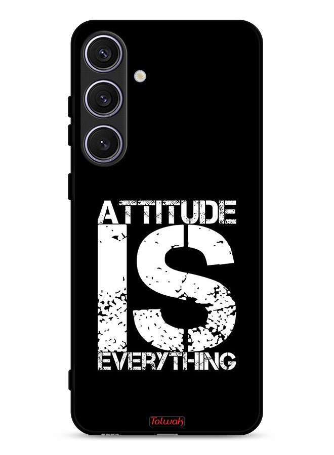 Tolwak Samsung Galaxy S24 5G Protective Case Cover Attitude Is Everything - Image 1