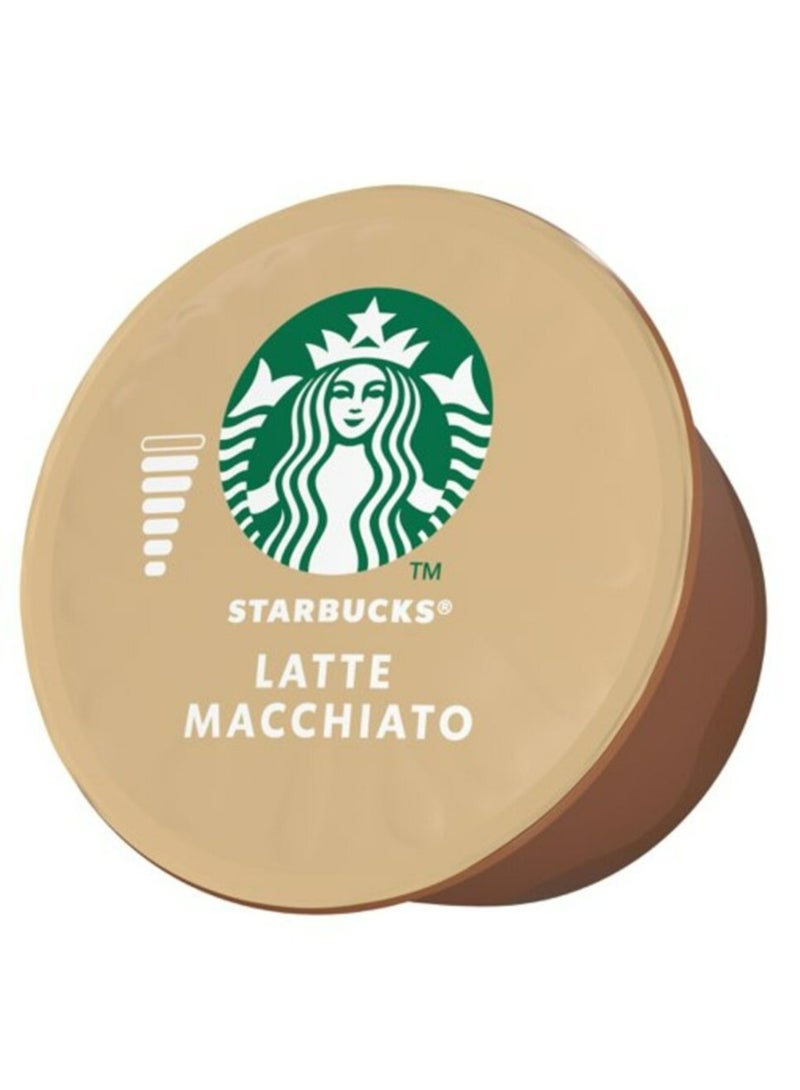 Starbucks Nescafe Dolce Gusto Latte Macchiato 12 Coffee Capsules 129g Pack of 3 - Image 3