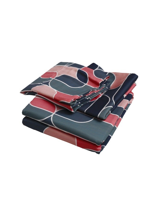 RISHAHOME 3-Pc 100% Genuine Turkey Cotton Bedsheet Set King Luxury Collection (1 Bedsheet + 2 Pillow Cases) Boulder - Image 2