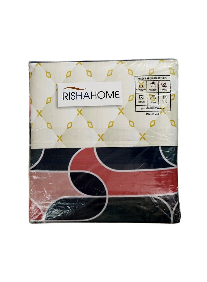 RISHAHOME 3-Pc 100% Genuine Turkey Cotton Bedsheet Set King Luxury Collection (1 Bedsheet + 2 Pillow Cases) Boulder - Image 4