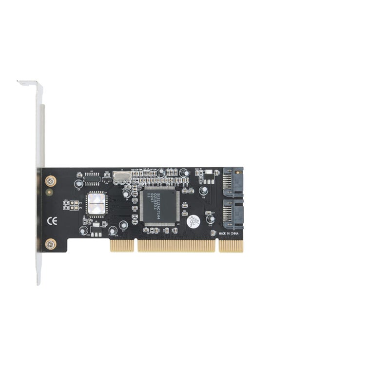 2 Channel SATA150 RAID Controller Card PCI Array for Windows 98SE ME NT4 2000 Vista 7 - Image 2