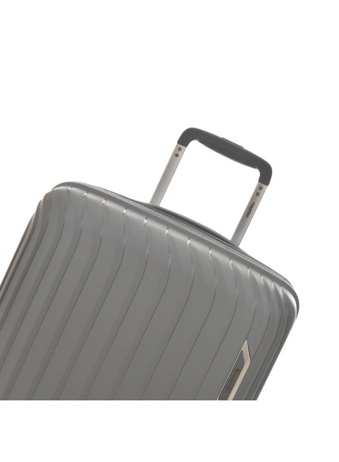 Magellan Carry-on Luggage PP Material Expandable Lightweight Trolley Travel Bag color Grey - Image 5