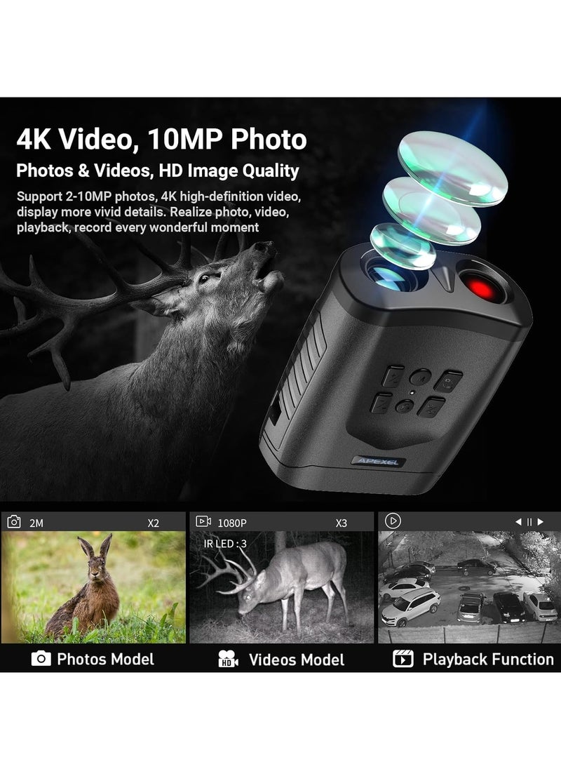 APEXEL - 4K HD Outdoor Night Vision Device 15x Handheld Telescope Digital Photo Recording Infrared Binocular Night Vision Device - Image 1