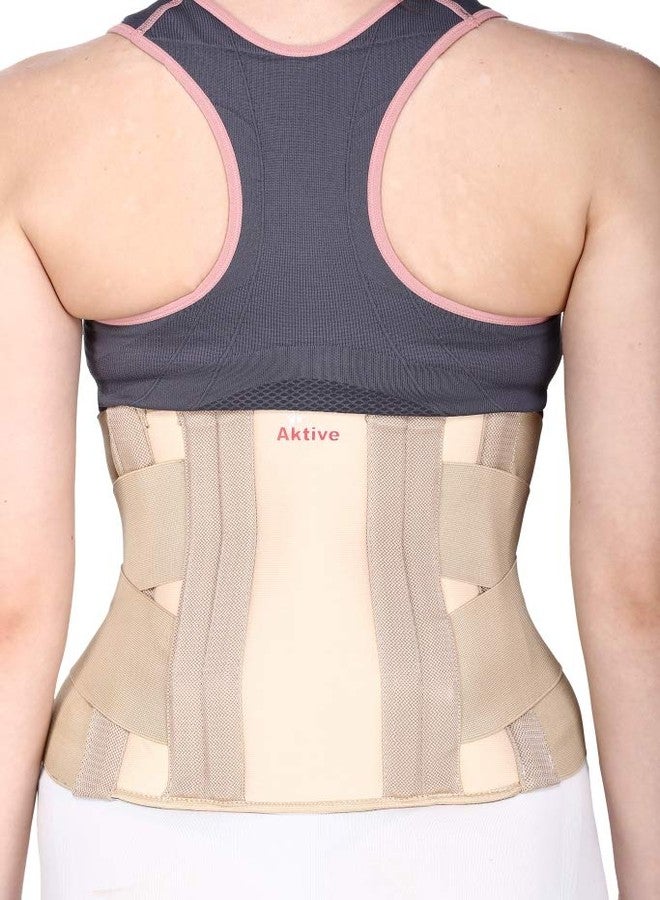 Aktive Support 548 Contoured Sacro Lumbar Support - Small (Beige) - Image 1