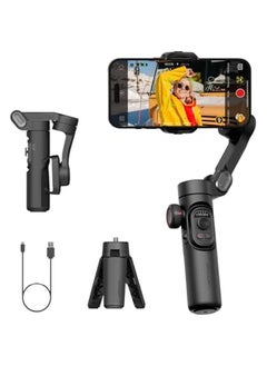 Arabest Smartphone Gimbal with Focus Wheel and Face/Object Tracking, Foldable 3-Axis Handheld Phone Stabilizer for iPhone and Android, Video Recording Gimbal for iPhone 16 15 Pro Max - Smart XE  - Image 1