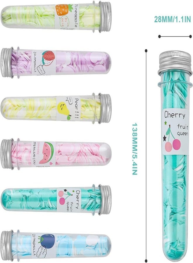 Oupstrive Designer Paper Soap Tube Shape Bottle Paper Soap Clean Soft Bath For Travel, For Personal Hand Washing Disposable Confetti Cleaning (Multicolor, Pack of 6) - Image 3