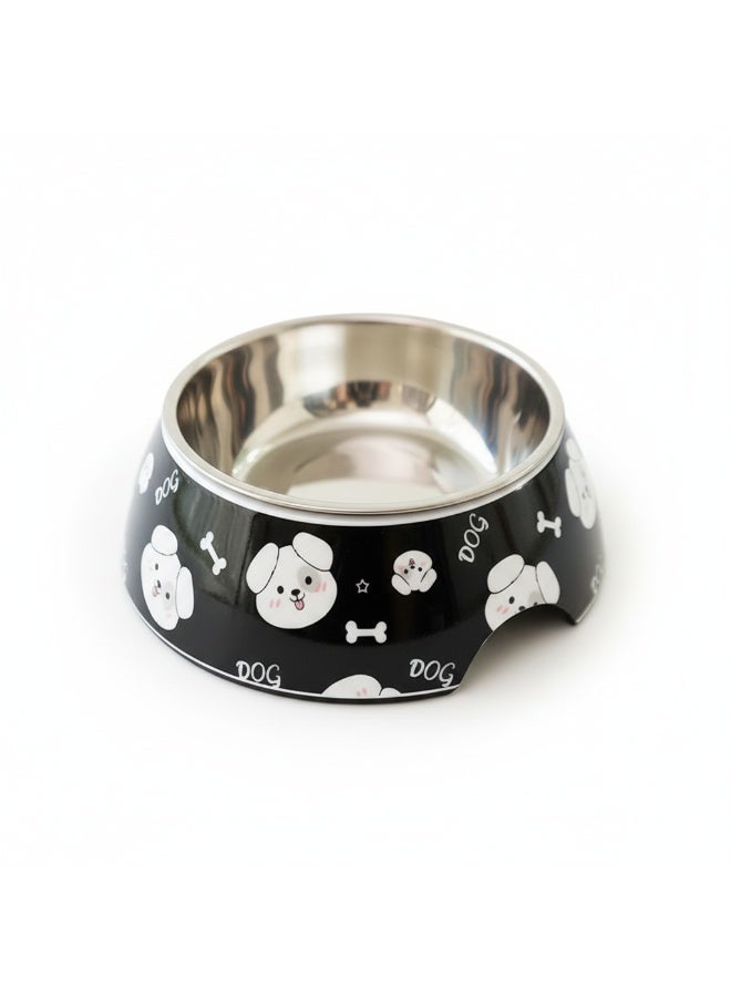 EPET Dog Bowl with Removable Stainless Steel Insert Non-Skid, Tip-Proof Pet Food & Water Dish Durable Puppy Feeding Bowl for Small to Medium Pets - Image 1
