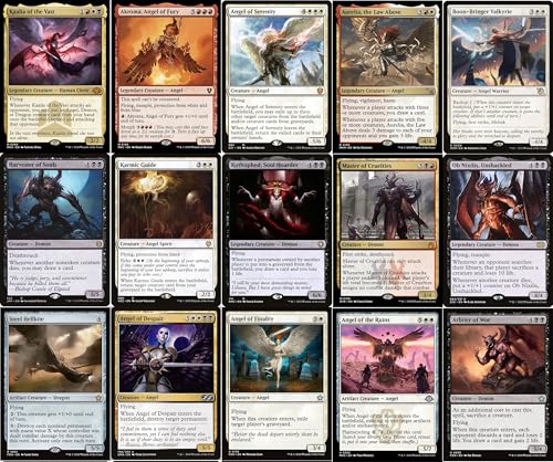 MTG Decks & More Elite Commander Deck Angel Demon Dragon Kaalia of The Vast Mardu Black Red White EDH cEDH 100 Card Custom MTG Deck Very Strong - Image 5