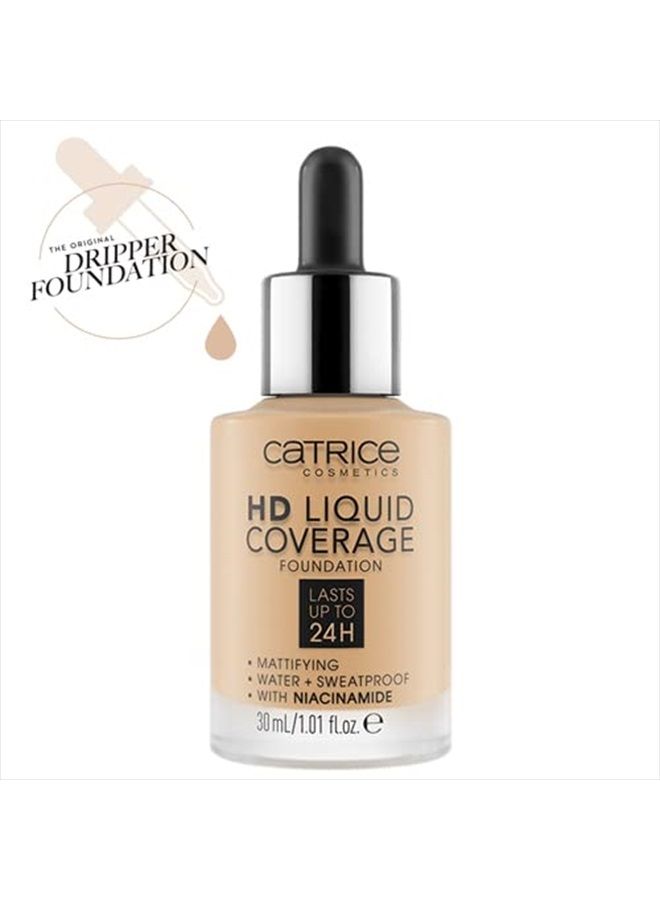Catrice أساس سائل بتغطية عالية | تغطية طبيعية وعالية | نباتي وخالي من التجارب على الحيوانات (036 | بيج بندق) - Image 2