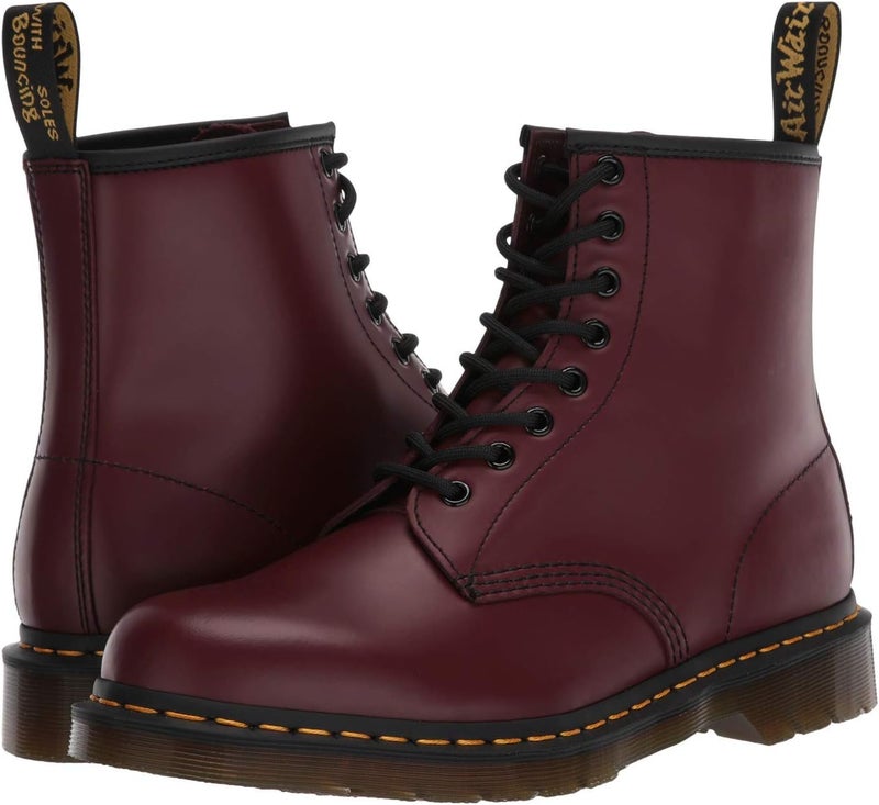 Dr Martens Dr. Martens 1460 8 Eye Boot in Cherry Red Smooth - Image 1