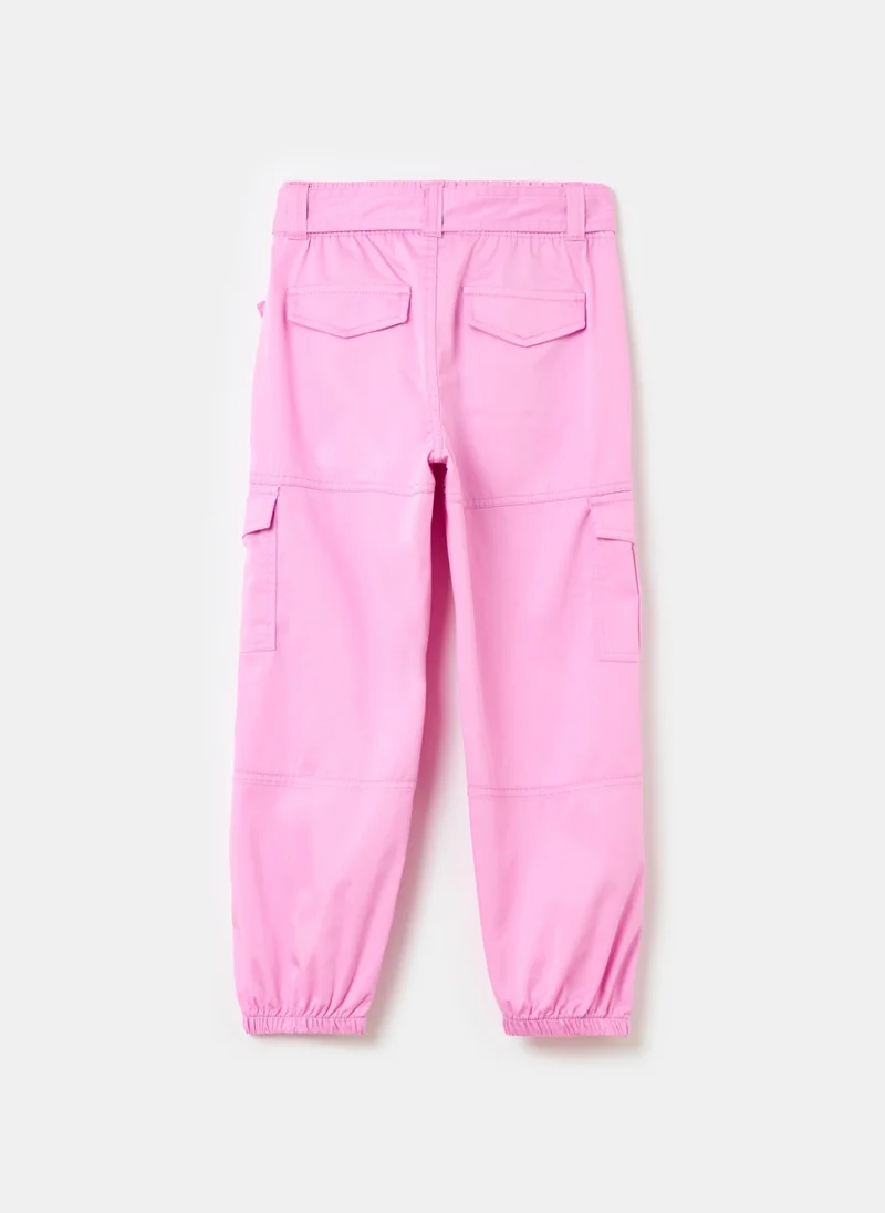 Ovs Cargo trousers with belt