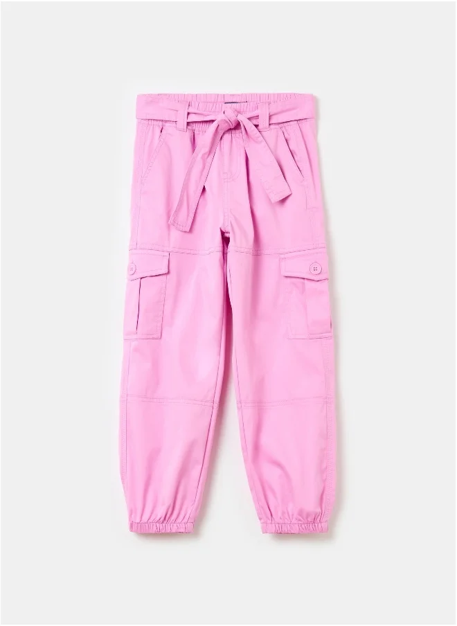 Ovs Cargo trousers with belt