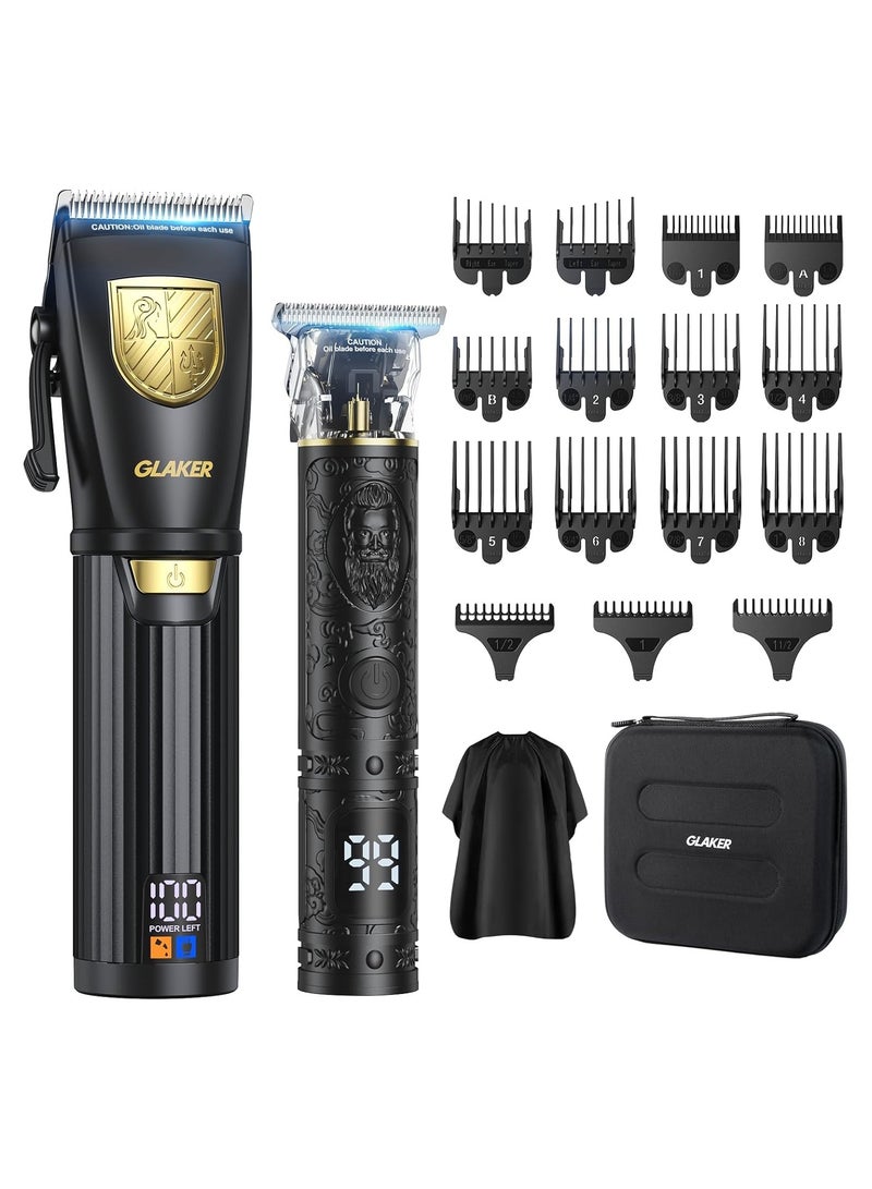 Glaker Hair Clipper 6026+1019 Black, All In One Hair Cliipper & Trimmer Kit - Image 1