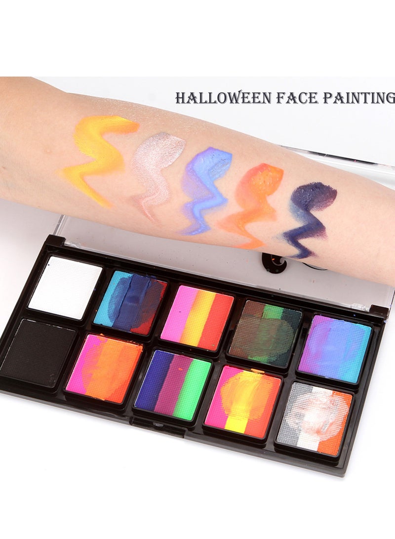 oem Face Body Paint Set-Athena Painting Palette,3Professional Artist Brush, Large Deep Pan Ideal for Halloween Cosplay Party - Image 3