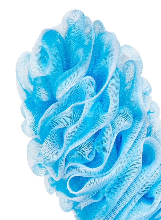 Arswin Lufa Back Scrubber for Shower, Anti-Slip Long Handle Bath Sponge Shower Brush, Soft Nylon Mesh Back Cleaner Washer, Loofah on a Stick Body Brush for Women&Men (Blue) - Image 3