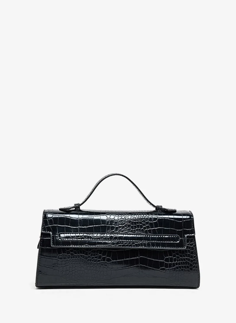Textured Top Handle Bag