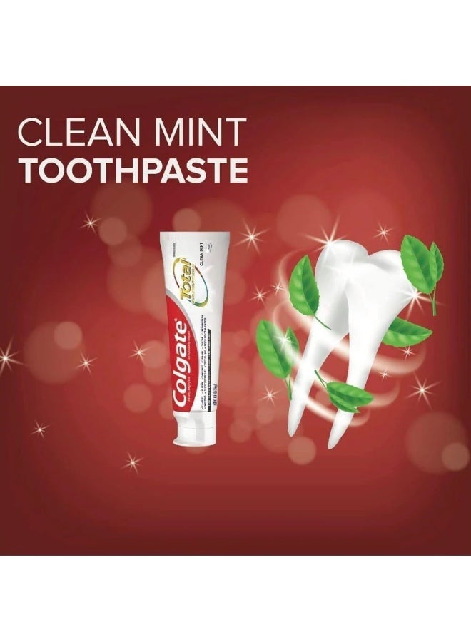 Colgate Total 12 Hour Protection Clean Mint Toothpaste 100ml - 3 Pack - Image 5