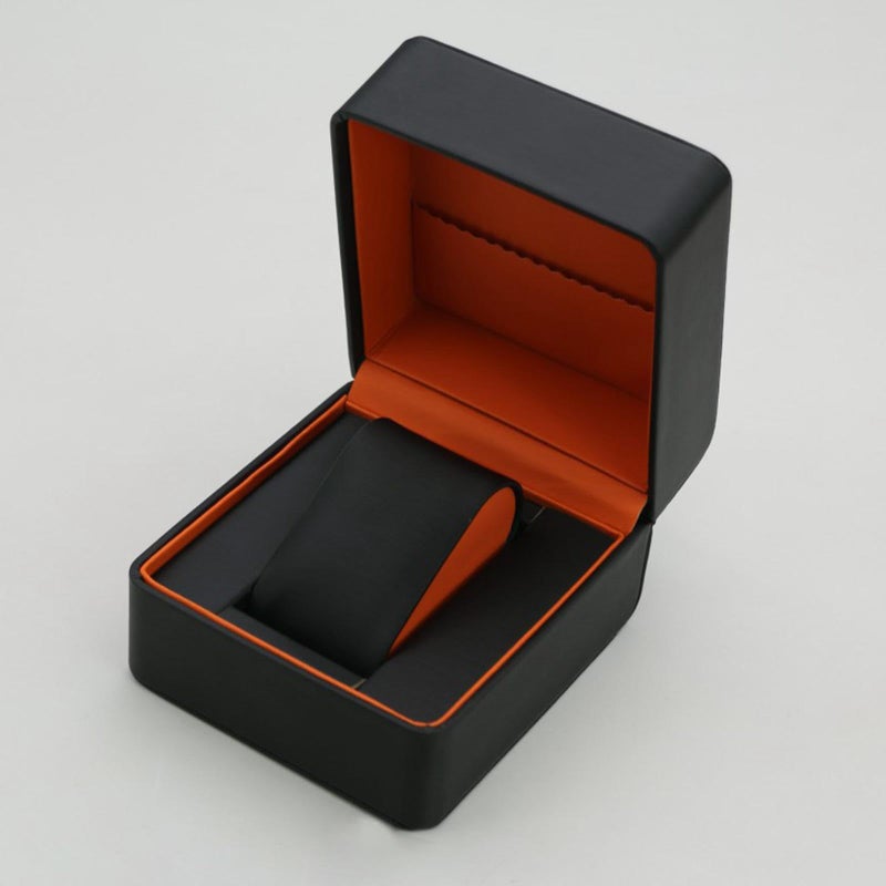 Black Watch Box Organizer with Jewelry Storage and Bracelet Holder Lightweight - Image 3