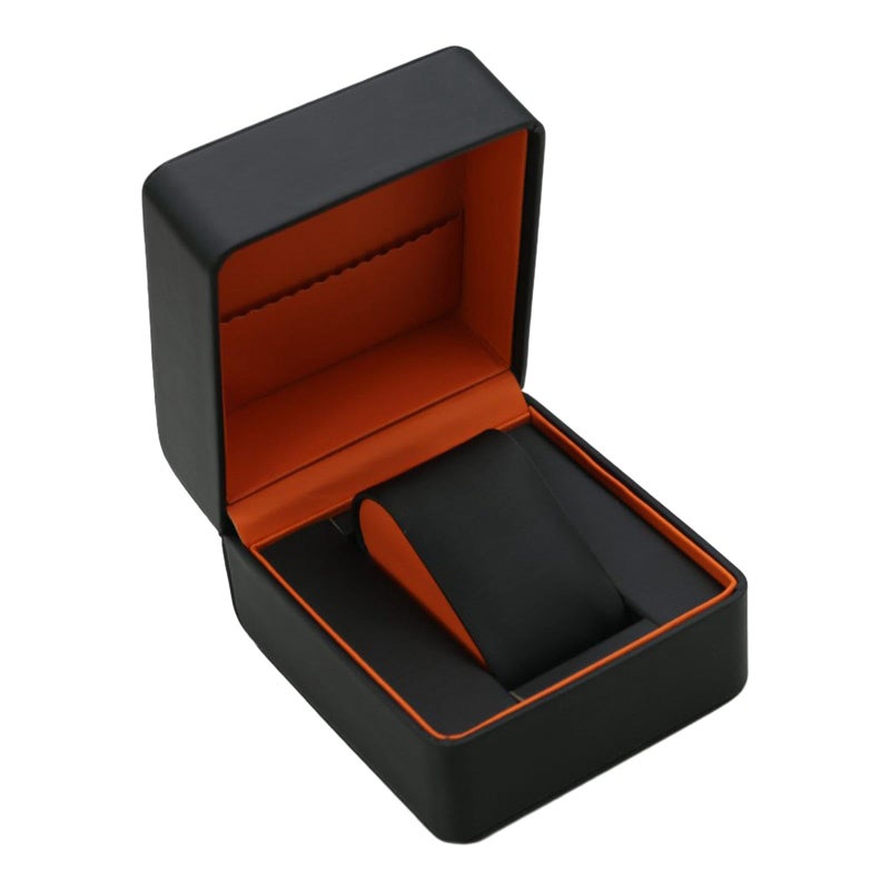 Black Watch Box Organizer with Jewelry Storage and Bracelet Holder Lightweight - Image 2