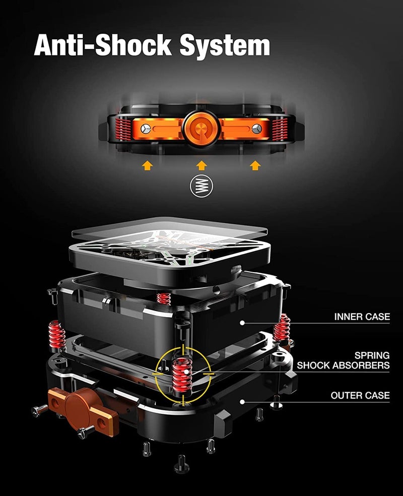 CIGA Design ساعة رجال CIGA Design سيليكون X Series بقرص فضي - X011-Sisi-W25Bk، حزام أسود - Image 3